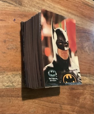 1992 Topps Batman Returns Trading Cards #1-88 #A-J Gloss Cards. Complete Set.