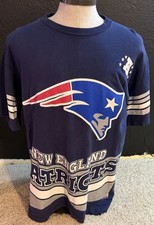 VTG 1995 New England Patriots All Over Salem Sportswear Single Stitch Size L