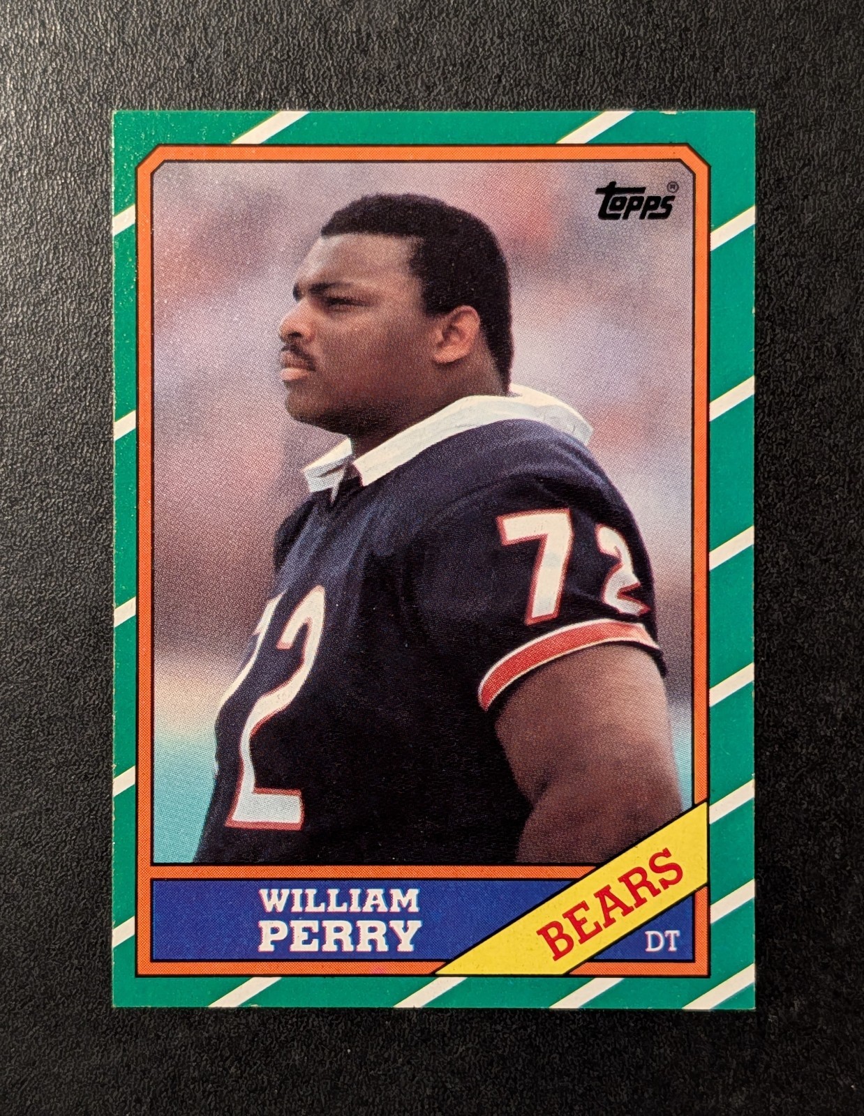 1986 Topps Football - WILLIAM PERRY #20 (RC) Rookie Card - Chicago Bears 