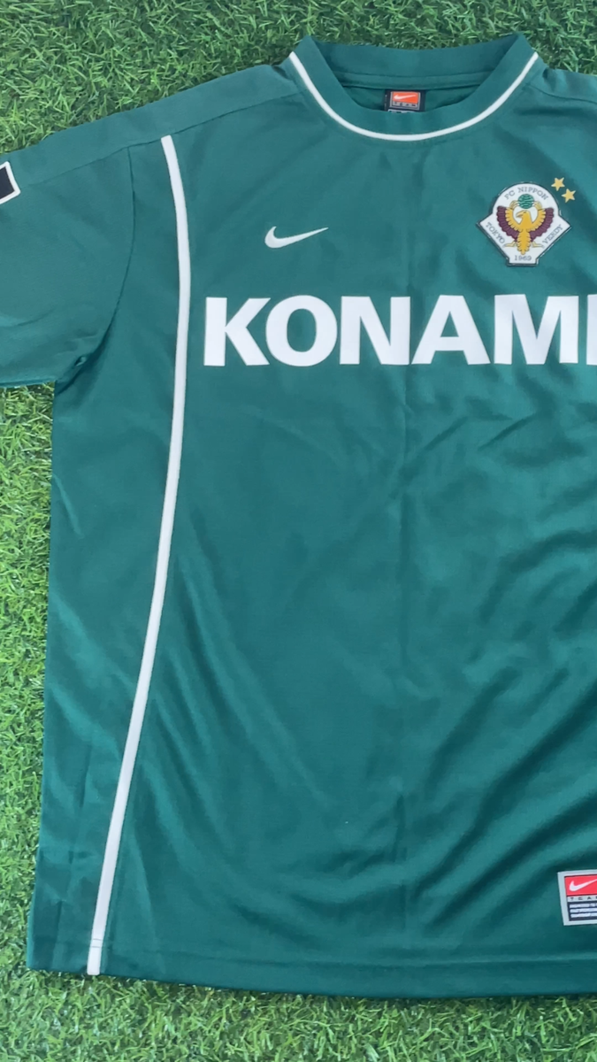 東京ヴェルディ　2001年ユニフォーム　サイズXL　ナイキ　NIKE Tokyo Verdy 2001 Official Jersey Shirt Kit – JPN 2XL – J League