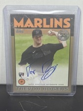 2021 Topps - 1986 Topps Autographs Srs 2 Trevor Rogers 86b-tr Gold 50 Au Rc 2021 Topps - 1986 Topps Autographs Srs 2 Trevor Rogers 86b-tr Gold 50 Au Rc