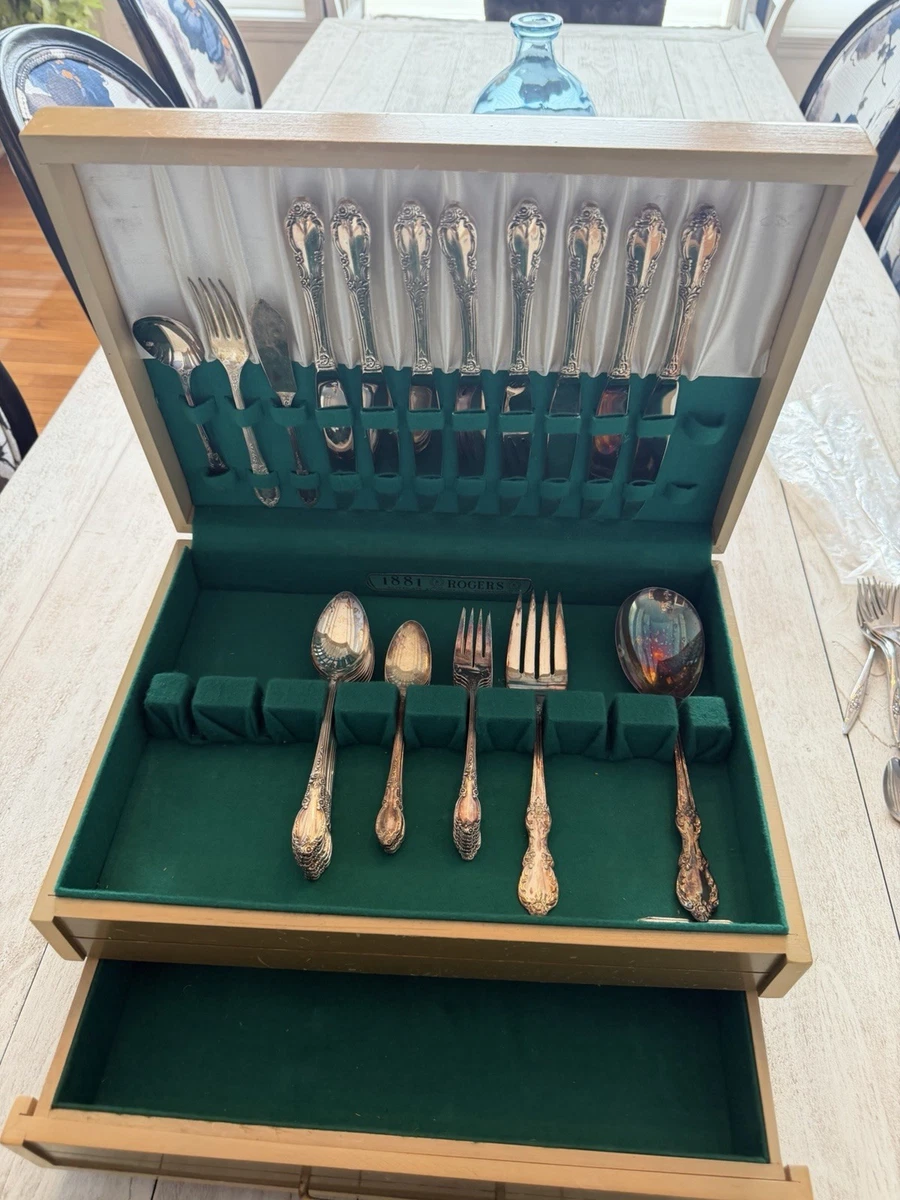 1881 Rogers Antique US Silver-Plated Flatware Sets for sale | eBay