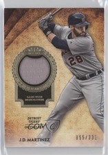 2017 Topps Tier One Tier One Relics 55/331 JD Martinez #T1R-JM 0u7
