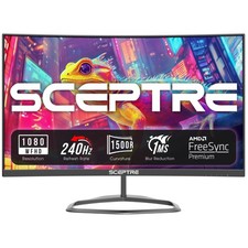 24.5" Curved Gaming Monitor 240Hz FHD 1ms AMD FreeSync