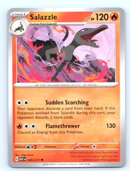 Salazzle 035/217 ~ English Near Mint