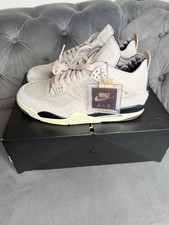 Jordan A Ma Mani re x Air Jordan 4 Retro Fossil Stone Nubuck FZ4810-200 Women's