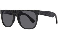 RetroSuperFuture Flat-Top-Smeralda-1VN/R SU15 Sunglasses Grey/Green/Grey 55mm