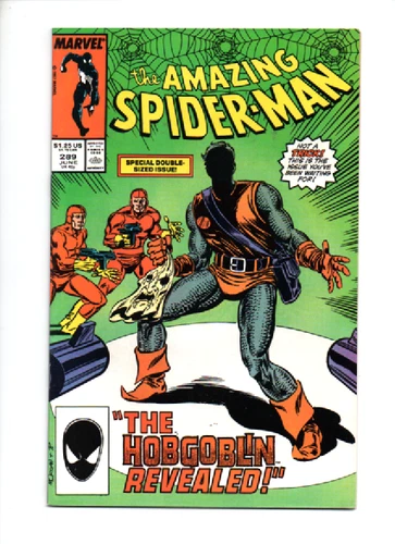 AMAZING SPIDER-MAN #289 VF/NM 9.0 HOBGOBLIN KINGPIN FOREIGNER ROSE APP