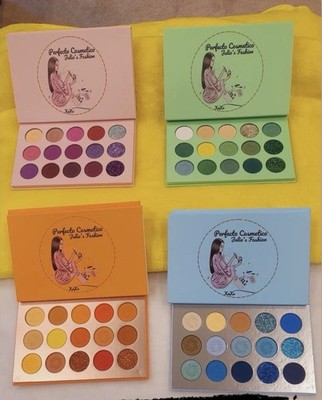 Perfecto Cosmetico Julia's Fashion 4-Pc Multicolor Pressed Powder Eye Shadow