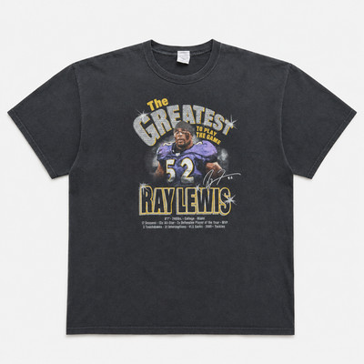 Baltimore Ravens Gildan Ray Lewis GOAT T-Shirt Herren NFL Schwarz XL