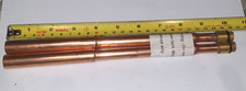 COPPER TAP TAILS (PAIR) M10 x 15mm x 260mm for monobloc, basin & sink mixer taps