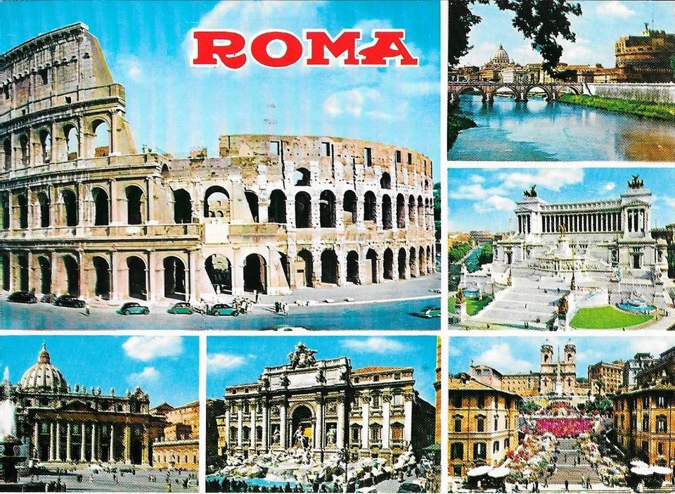 Ak Rom, Motive um 1992 - Bild 1 von 1