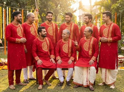 Classic Men s Panjabi or Kurta   Timeless Ethnic Elegance