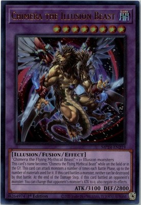 Chimera the Illusion Beast Ultra Rare 1st Edition MP24 NM