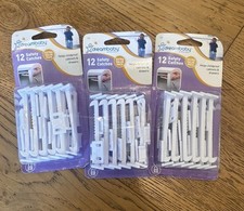 3x Dreambaby Cabinet Safety Gates Door Lock 12 Pack Toddler Baby Child Latch 75