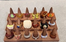 Jewelry 19 Acrylic Rings Assorted Sizes Multi Color Lot #122