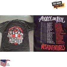Vintage Pierce The Veil Misadventures Shirt Unisex Concert S to 5XL
