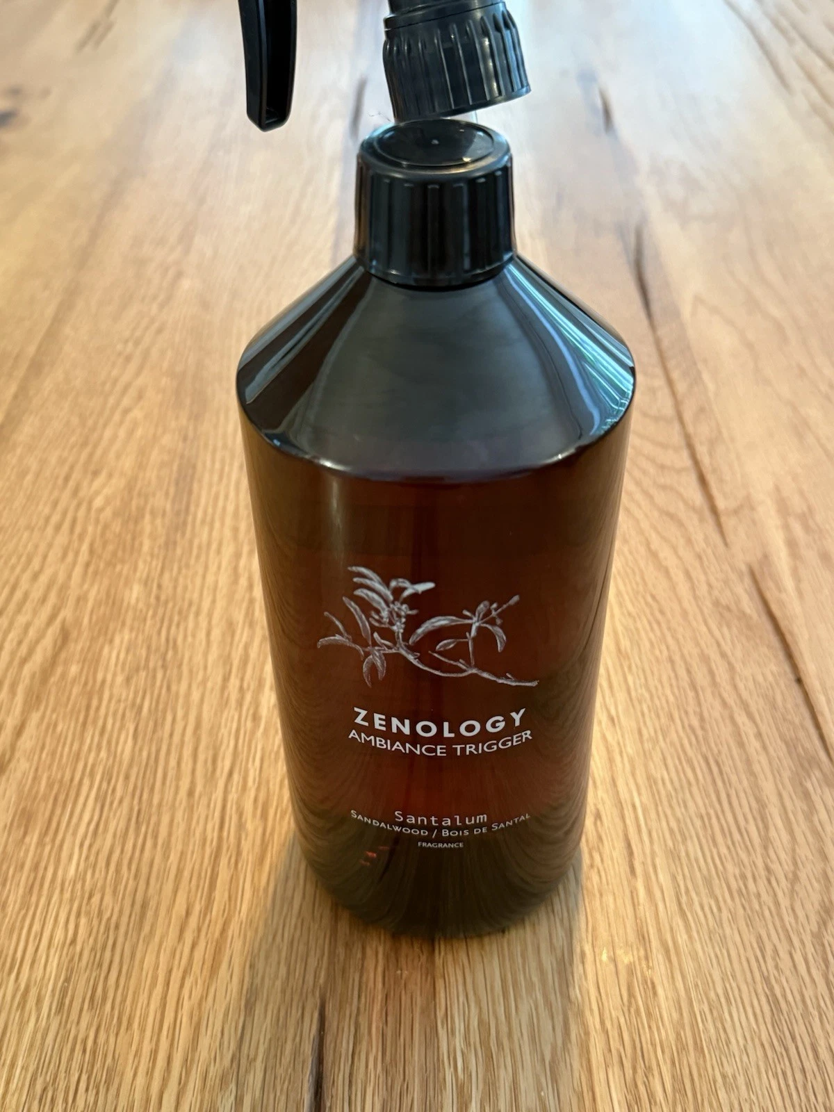 Zenology Santalum Ambiance Perfume Room Trigger Spray Bottle 1000ml - New 2