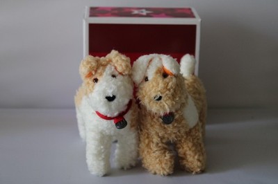 American Girl Emily Molly Pet Dogs Yank & Bennett Terrier Set of 2