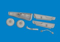 Eduard Accessories 6481143 - 1:48 P-40N Tail Wheel Bay Print For Eduard - Neu