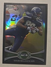 2012 Topps Chrome Doug Baldwin Black Refractor /299! 🔥 