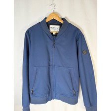 Giubbotto Bomber William Rast by Justin Timberlake Blu Taglia L Full Zip Uomo