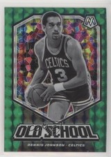2019-20 Panini Mosaic Old School Green Mosaic Prizm Dennis Johnson #6 HOF 07ub