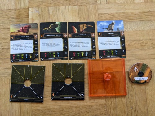 Star Wars X-Wing Miniaturenspiel YV 666 Leichter Frachter Hounds Tooth FFG 2nd - Bild 3 von 3