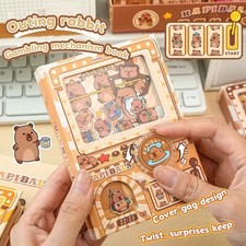 Cartoon Gashapon Mahines Notebook Portable Stress Relief Toys  Kids Gift