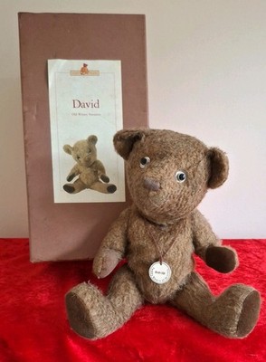 Teddybären von Witney David Old Witney Favorite Bär 12 Zoll verpackt Mohair Etikett