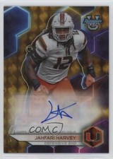 2023 Bowman U Best of Gold Geometric Refractor 18/50 Jahfari Harvey Auto 14sd