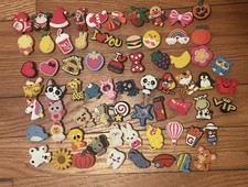 68 Mixed Shoe Charm Lot Different Charms for Croc Crocs
