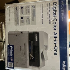 Brother MFC-L3780CDW Wireless Color Laser Printer Open box Barely Used