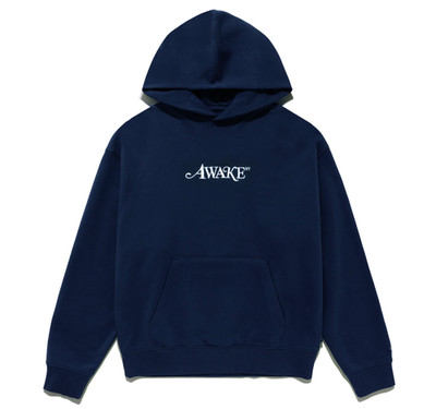 Awake NY Classic Logo Hoodie ''Navy'' (MSRP: $145.00)