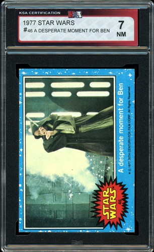 1977 Topps Star Wars #46 A desperate moment for Ben — KSA 7