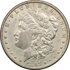 1897-O Morgan Silver Dollar $1, About Uncirculated AU