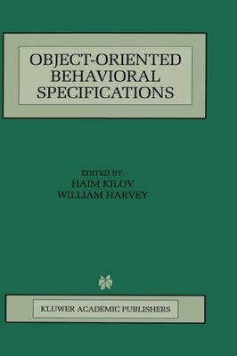 Kilov - Object-Oriented Behavioral Specifications - New hardback or ca - X555z