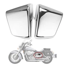 PSLER Battery Side Fairing Cover for Shadow ACE VT750 VT400 1997-2003 (Chrome) 