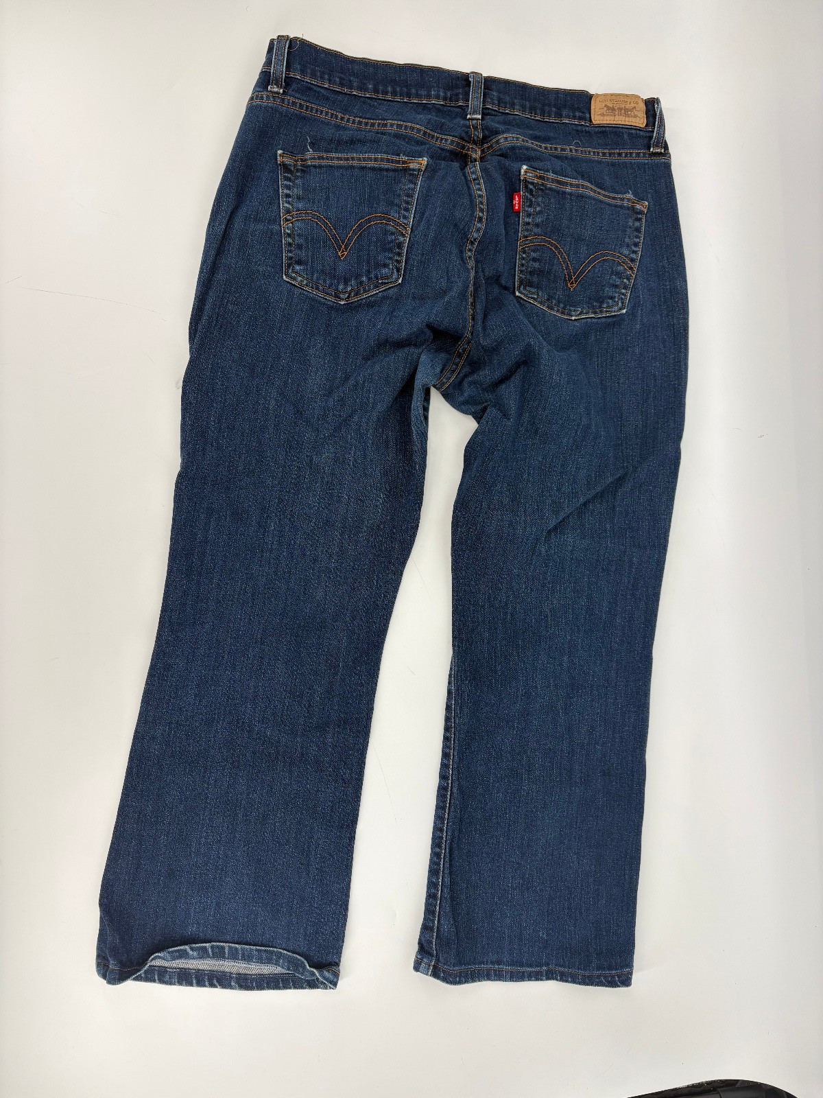 Levi's 529 Dark Blue Denim Jeans Women's Size 16 Short image 2