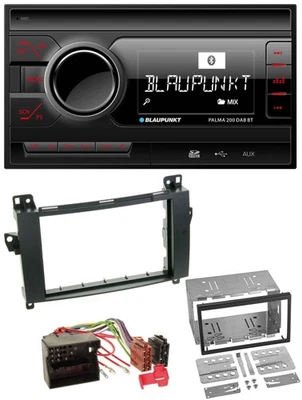 Blaupunkt MP3 Bluetooth DAB 2DIN SD USB Autoradio für Mercedes A-Klasse W169 C16 - Bild 1 von 4
