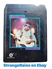 Jimi Hendrix - In Concert - 8 Track Tape - NEW SPLICE / PLAY TESTED