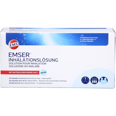 EMSER Inhalationslösung, 20 St. Ampullen 8491724