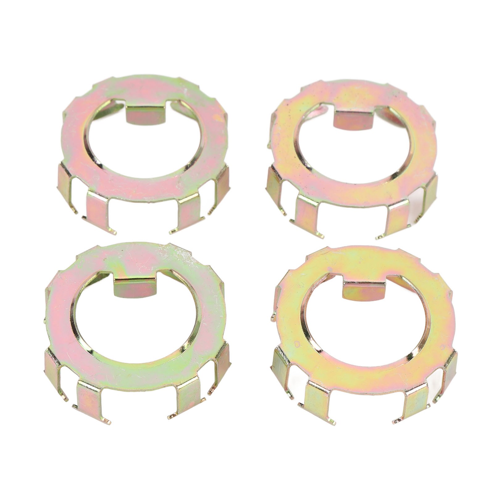 4Pcs Trailer Spindle Nut Retainer Metal Secure Fixation Wheel Spindle Nut