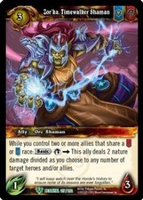 Zor'ka, Timewalker Shaman - Betrayal of the Guardian - World of Warcraft TCG
