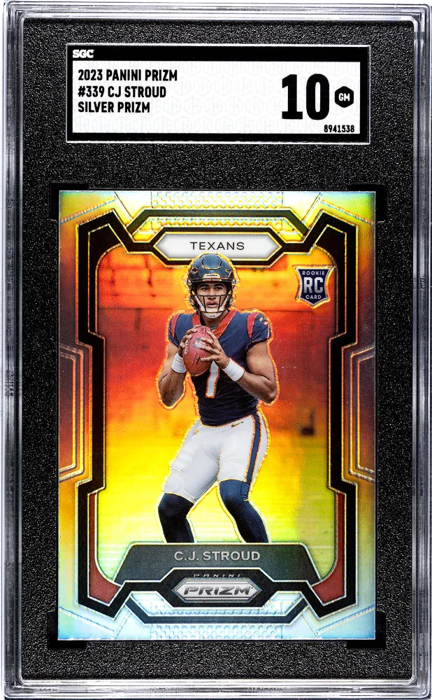 2023 Panini Prizm CJ Stroud #339 Silver SGC 10