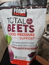 Force Factor Total Beets Blood Pressure Support, Beet Root Supplement Soft Chews