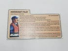 1984 CUTTER v1 File Card Gi Joe ARAH Hasbro Vintage HOVERCRAFT Driver