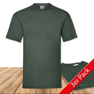 3er, 5er, 10er Pack Fruit of the Loom Valueweight T Mehrpack Herren T-Shirt