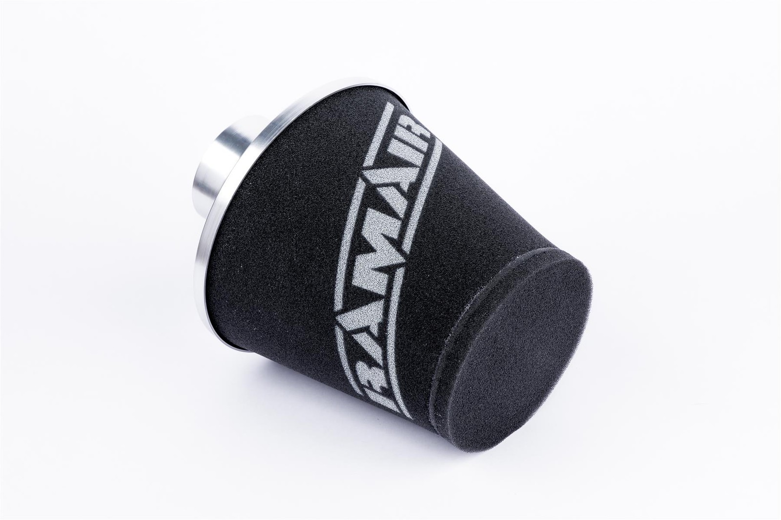 Ramair Silver Medium Aluminium Induction Air Filter Universal 100Mm Od Neck