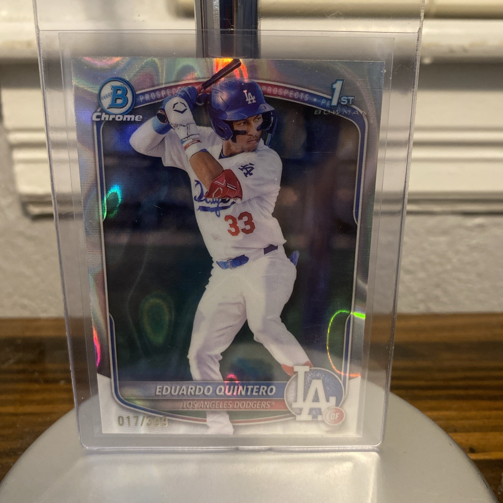 2025 Bowman - Chrome Prospects Eduardo Quintero #BCP-115 Lava Refractor /399 